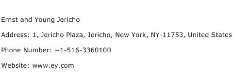 Ernst and Young Jericho Address Contact Number
