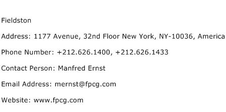 Fieldston Address Contact Number