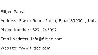 Fiitjee Patna Address Contact Number