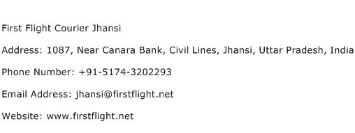 First Flight Courier Jhansi Address Contact Number