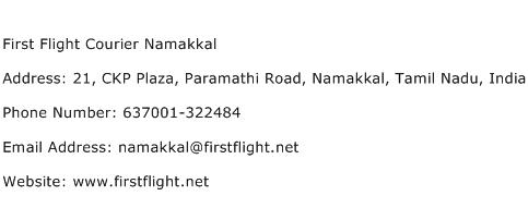 First Flight Courier Namakkal Address Contact Number