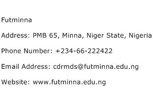 Futminna Address Contact Number