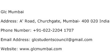 Glc Mumbai Address Contact Number