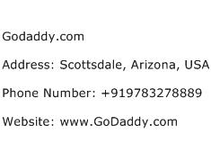 Godaddy.com Address Contact Number