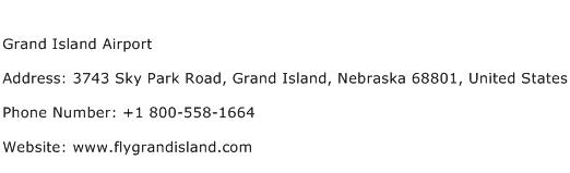 Grand Island Airport Address Contact Number
