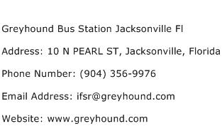 Greyhound Bus Station Jacksonville Fl Address Contact Number