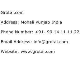 Grotal.com Address Contact Number