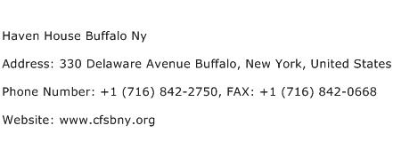 Haven House Buffalo Ny Address Contact Number