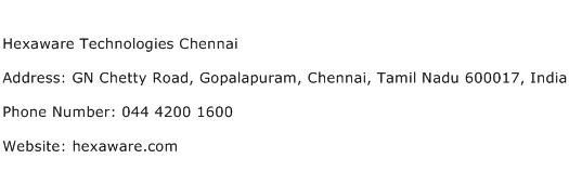 Hexaware Technologies Chennai Address Contact Number