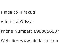 Hindalco Hirakud Address Contact Number
