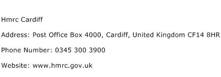 Hmrc Cardiff Address Contact Number
