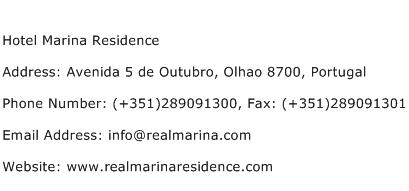 Hotel Marina Residence Address Contact Number
