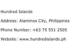 Hundred Islands Address Contact Number