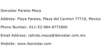 Iberostar Paraiso Maya Address Contact Number