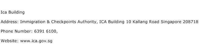 Ica Building Address Contact Number