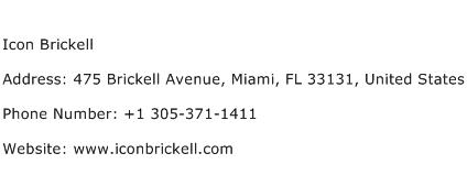 Icon Brickell Address Contact Number
