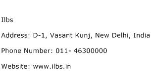 Ilbs Address Contact Number