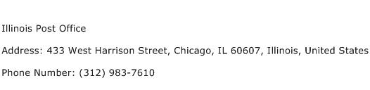 Illinois Post Office Address Contact Number