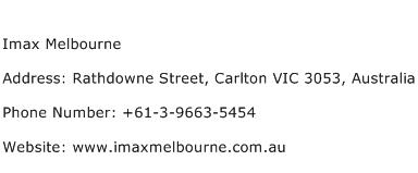 Imax Melbourne Address Contact Number