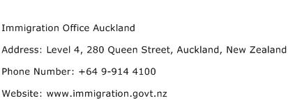Immigration Office Auckland Address Contact Number
