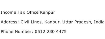 Income Tax Office Kanpur Address Contact Number