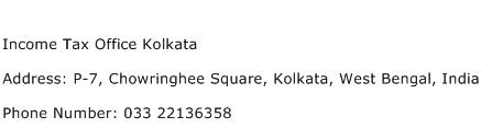 Income Tax Office Kolkata Address Contact Number