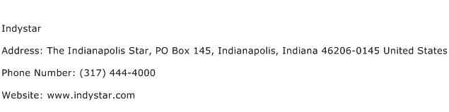 Indystar Address Contact Number