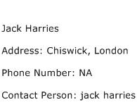Jack Harries Address Contact Number
