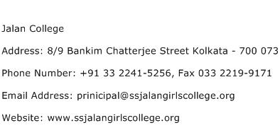 Jalan College Address Contact Number