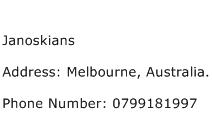 Janoskians Address Contact Number