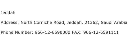 Jeddah Address Contact Number