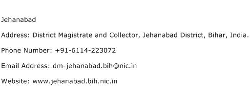 Jehanabad Address Contact Number