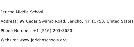 Jericho Middle School Address Contact Number