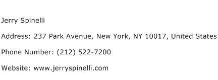Jerry Spinelli Address Contact Number