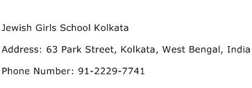Jewish Girls School Kolkata Address Contact Number