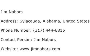 Jim Nabors Address Contact Number