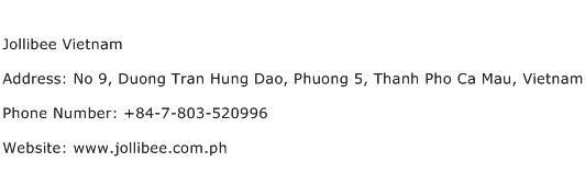 Jollibee Vietnam Address Contact Number