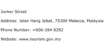 Jonker Street Address Contact Number