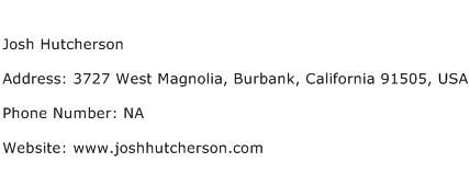 Josh Hutcherson Address Contact Number