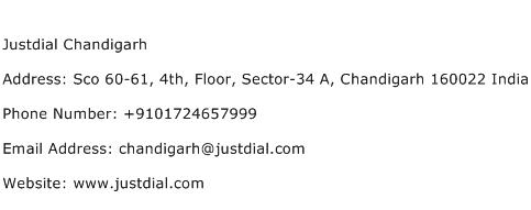 Justdial Chandigarh Address Contact Number