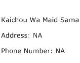 Kaichou Wa Maid Sama Address Contact Number