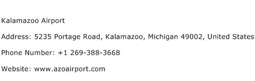 Kalamazoo Airport Address Contact Number