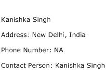 Kanishka Singh Address Contact Number