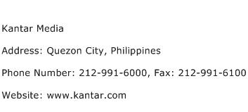 Kantar Media Address Contact Number