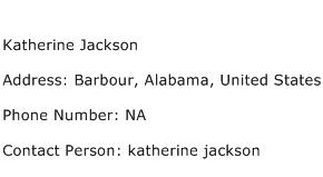 Katherine Jackson Address Contact Number