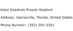 Katie Seashole Pressly Stadium Address Contact Number