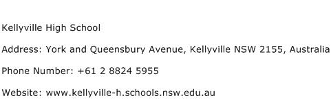 Kellyville High School Address Contact Number