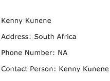 Kenny Kunene Address Contact Number