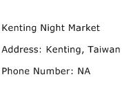 Kenting Night Market Address Contact Number