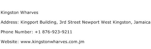 Kingston Wharves Address Contact Number